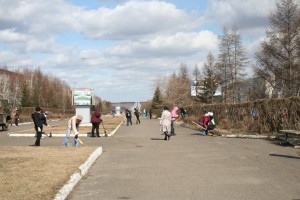 Юрга, ЮГС: Месячник чистоты
