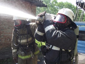 Соревнования газодымозащитной службы