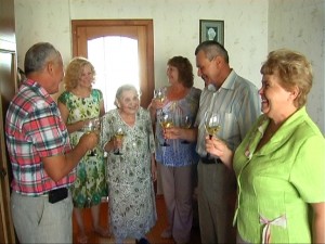 Юрга, ЮГС: Юбилей фронтовички