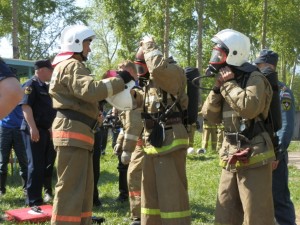 Соревнования газодымозащитной службы