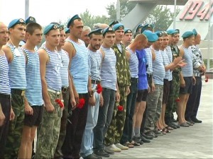 Празднования дня ВДВ в Юрге