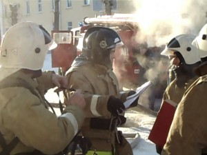 Юрга, ЮГС: Пожарно-тактические учения в Юрге