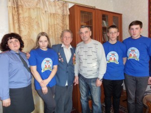 ЮГС: Юные полицейские побывали в гостях у ветерана ВОВ 