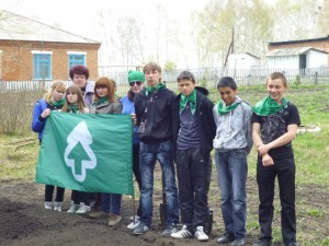 Юрга, ЮГС: Зимниковская школа выращивает лес