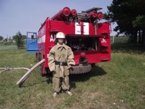 Юрга, ЮГС: День пожарной безопасности в лагере «Сосновый бор»