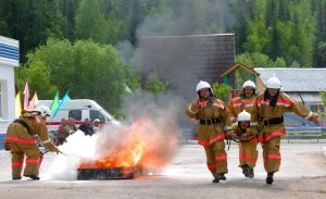 Юрга, ЮГС: Соревнования по пожарно-прикладному спорту