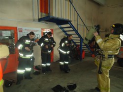 25 ноября  на заводе  «ТехноНиколь – Сибирь» прошли пожарно-тактические учения