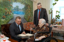 Труженица тыла юргинка Левицкая Зоя Демьяновна отметила 90-летний юбилей