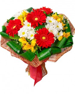 Букет из свежесрезанных цветов – лучший подарок в День матери