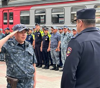 Сводный отряд кузбасской полиции вернулся из служебной командировки