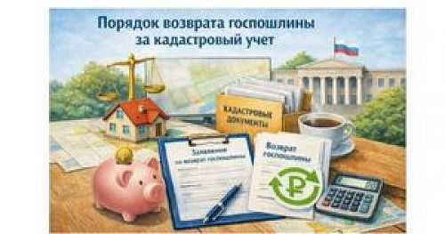 О порядке возрата госпошлины за кадастровый учет