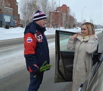 Цветы для автоледи