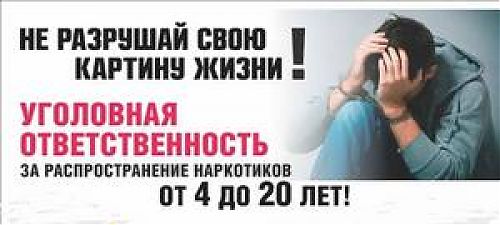 Об уголовной ответственности несовершеннолетних за участие в распространении наркотиков