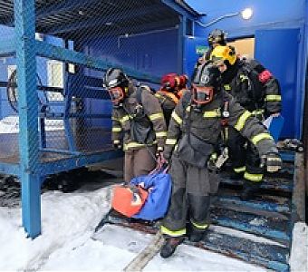 О проведении пожарно-тактических учений в торговом комплексе