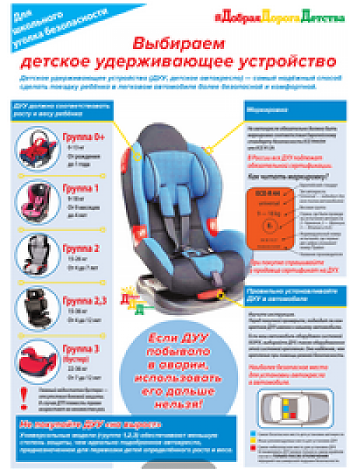 Как правильно перевозить детей в автомобиле